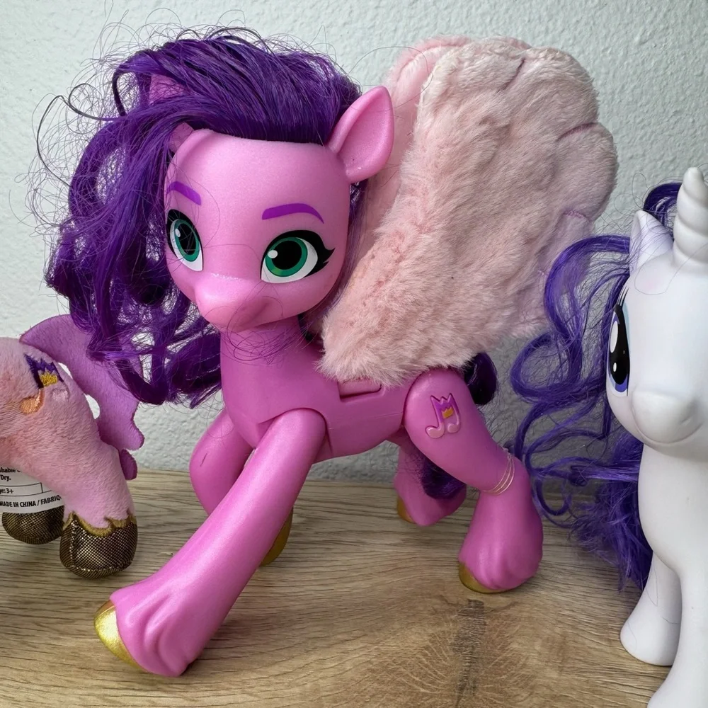 My Little‎ Pony MLP Lot of 3 Toys Princess Petals Singing Star - Rarity - Pipp